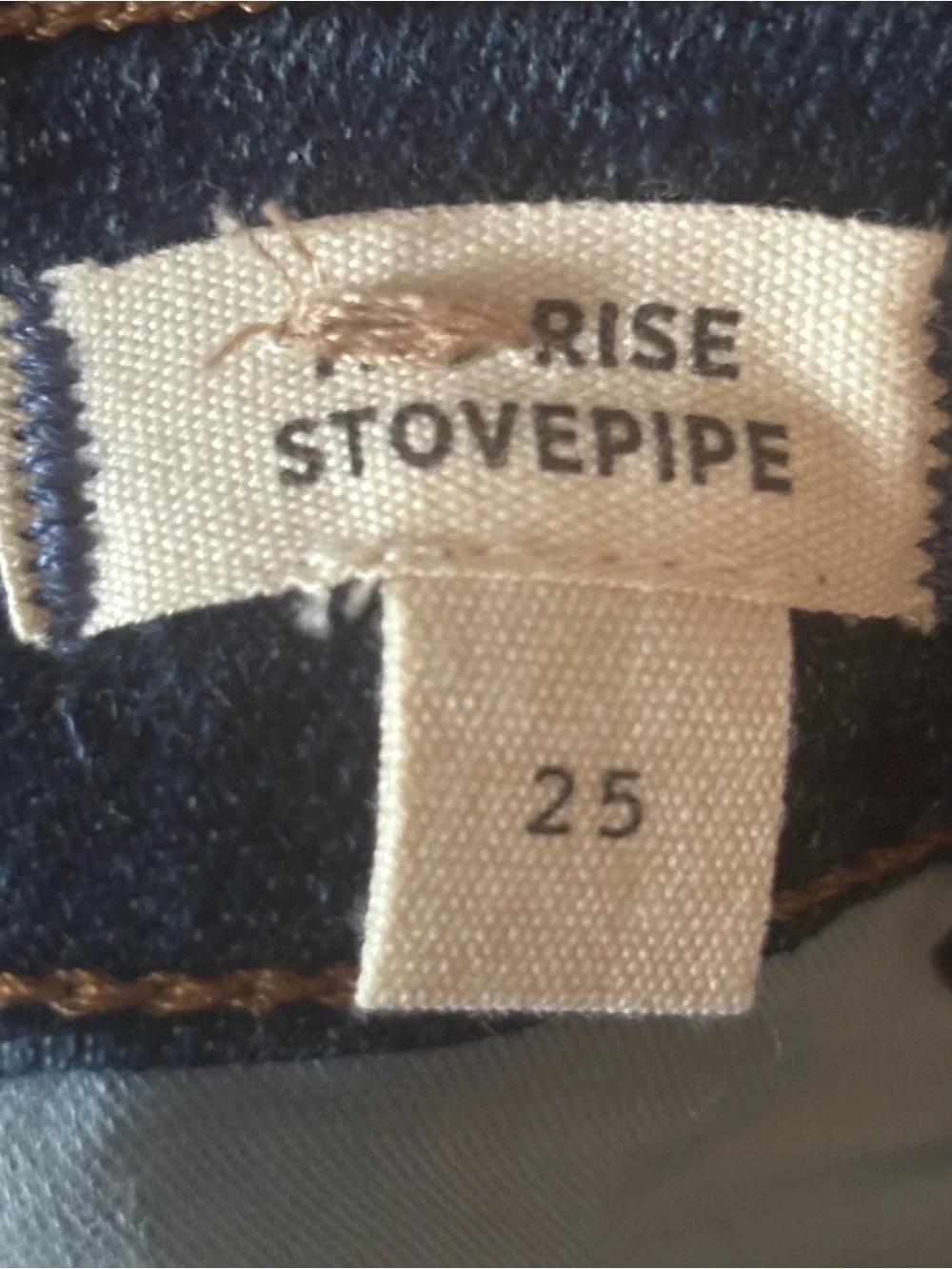 Madewell Mid-Rise Stovepipe Jeans in Deming Wash - Size 25 NWOT